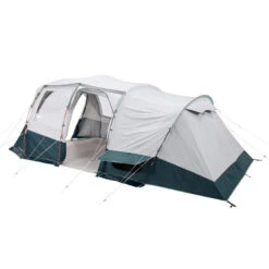 Quechua Tente à Arceaux De Camping - Arpenaz 6.3 F&B - 6 Personnes - 3 Chambres -Camping En Plein Air Soldes tente a arceaux de camping arpenaz 63 f and b 6 personnes 3 chambres 6