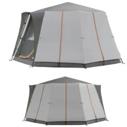 Tente Coleman 8 Personnes Octagon Gris -Camping En Plein Air Soldes tente coleman 8 personnes octagon gris 2