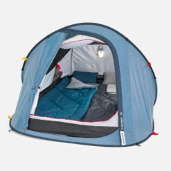 Quechua Tente De Camping - 2 SECONDS - 2 Places -Camping En Plein Air Soldes tente de camping 2 seconds 2 places 3