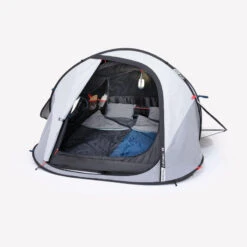 Quechua Tente De Camping - 2 SECONDS - 2 Places - Fresh & Black 15 Quechua Tente De Camping - 2 SECONDS - 2 Places - Fresh & Black -Camping En Plein Air Soldes tente de camping 2 seconds 2 places fresh and black 3