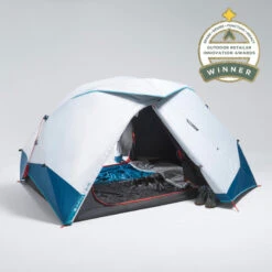 Quechua Tente De Camping - 2 SECONDS EASY - 2 Places - Fresh & Black -Camping En Plein Air Soldes tente de camping 2 seconds easy 2 places fresh and black 4