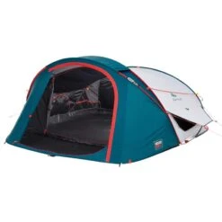 Quechua Tente De Camping - 2 SECONDS XL - 3 Places - Fresh & Black -Camping En Plein Air Soldes tente de camping 2 seconds xl 3 places fresh and black 3