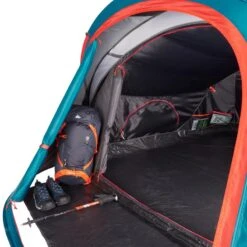 Quechua Tente De Camping - 2 SECONDS XL - 3 Places - Fresh & Black -Camping En Plein Air Soldes tente de camping 2 seconds xl 3 places fresh and black 8