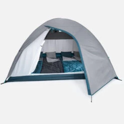 Quechua Tente De Camping - MH100 - 4 Places -Camping En Plein Air Soldes tente de camping mh100 4 places 4