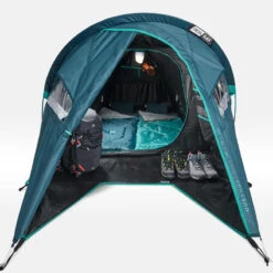 Quechua Tente De Camping - MH100 XL - 2 Places - Fresh & Black 16 Quechua Tente De Camping - MH100 XL - 2 Places - Fresh & Black -Camping En Plein Air Soldes tente de camping mh100 xl 2 places fresh and black 4