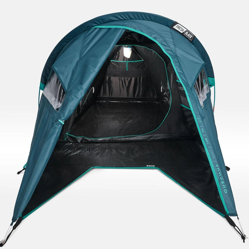 Quechua Tente De Camping - MH100 XL - 2 Places - Fresh & Black 8 Quechua Tente De Camping - MH100 XL - 2 Places - Fresh & Black – Image 6