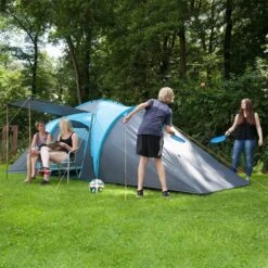 Tente Dôme Familiale Hammerfest 6 - Camping - 6 Personnes - 2 Cabines -Camping En Plein Air Soldes tente dome familiale hammerfest 6 camping 6 personnes 2 cabines 5