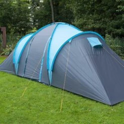 Tente Dôme Familiale Hammerfest 6 - Camping - 6 Personnes - 2 Cabines -Camping En Plein Air Soldes tente dome familiale hammerfest 6 camping 6 personnes 2 cabines 6