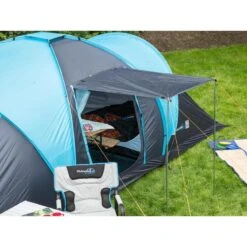 Tente Dôme Familiale Hammerfest 6 Protect - Sol Cousu - 6 Personnes - 2 Cabines -Camping En Plein Air Soldes tente dome familiale hammerfest 6 protect sol cousu 6 personnes 2 cabines 2