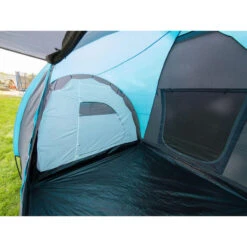 Tente Dôme Familiale Hammerfest 6 Protect - Sol Cousu - 6 Personnes - 2 Cabines -Camping En Plein Air Soldes tente dome familiale hammerfest 6 protect sol cousu 6 personnes 2 cabines 4