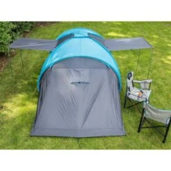 Tente Dôme Hammerfest 4 Sleeper Protect - Sol Cousu - 4 Pers - 2 Cabines Noires -Camping En Plein Air Soldes tente dome hammerfest 4 sleeper protect sol cousu 4 pers 2 cabines noires 4