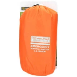 HIGHLANDER Tente D'urgence Abri De Survie 4-5 Personnes - Orange 11 HIGHLANDER Tente D'urgence Abri De Survie 4-5 Personnes - Orange -Camping En Plein Air Soldes tente durgence abri de survie 4 5 personnes orange 4