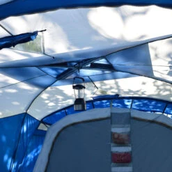 Tente Familiale Dôme Nimbus 12 - Camping - 12 Personnes - 3 Cabines -Camping En Plein Air Soldes tente familiale dome nimbus 12 camping 12 personnes 3 cabines 4