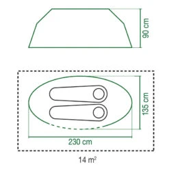 Coleman Tente Galiano Bleue - 2 Personnes -Camping En Plein Air Soldes tente galiano bleue 2 personnes 5