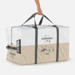 Quechua Tente Gonflable De Camping - Air Seconds 8.4 F&B - 8 Places - 4 Chambres -Camping En Plein Air Soldes tente gonflable de camping air seconds 84 f and b 8 places 4 chambres 4