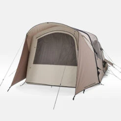 Quechua Tente Gonflable De Camping - AirSeconds 4.2 Polycoton - 4 Personnes - 2 Chambres -Camping En Plein Air Soldes tente gonflable de camping airseconds 42 polycoton 4 personnes 2 chambres 6