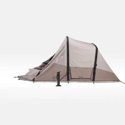 Quechua Tente Gonflable De Camping - AirSeconds 4.2 Polycoton - 4 Personnes - 2 Chambres -Camping En Plein Air Soldes tente gonflable de camping airseconds 42 polycoton 4 personnes 2 chambres 9