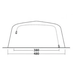 Tente Gonflable Outwell Jacksondale 7PA -Camping En Plein Air Soldes tente gonflable outwell jacksondale 7pa 4