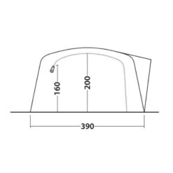 Tente Gonflable Outwell Knightdale 8PA -Camping En Plein Air Soldes tente gonflable outwell knightdale 8pa 4