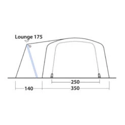 Tente Gonflable Outwell Oakdale 5PA -Camping En Plein Air Soldes tente gonflable outwell oakdale 5pa 4