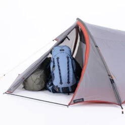 Tente Tunnel De Trekking - 3 Places - MT900 Ultralight -Camping En Plein Air Soldes tente tunnel de trekking 3 places mt900 ultralight 4