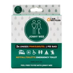 Toilette D'urgence Jonhy Wee, 3 Pièces -Camping En Plein Air Soldes toilette durgence jonhy wee 3 pieces 1