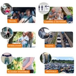 Toilette D'urgence Jonhy Wee, 3 Pièces -Camping En Plein Air Soldes toilette durgence jonhy wee 3 pieces 6