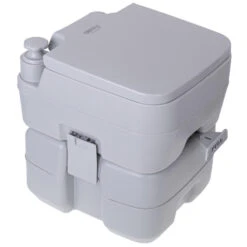 Toilette Portable 20L Pour Camping-Car, WC Avec Chasse D'Eau 13L Camry -Camping En Plein Air Soldes toilette portable 20l pour camping car wc avec chasse deau 13l camry 6