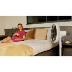 Trépied De Ventilateur Sur Pied Luvego Avec Télécommande - Minuterie - 40CM -Camping En Plein Air Soldes trepied de ventilateur sur pied luvego avec telecommande minuterie 40cm 2
