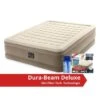 Intex Ultra Plush Queen Airbed - Lit Gonflable - 203x152x46cm - Compris Accessoires -Camping En Plein Air Soldes ultra plush queen airbed lit gonflable 203x152x46cm compris accessoires